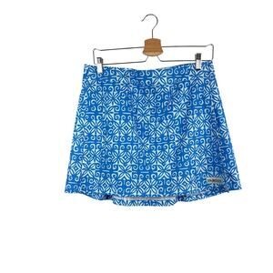 Ripskirt Hawaii Wrap Skirt White Ulupua Print- Sz M
